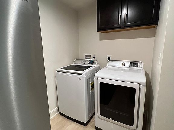 Laundry is located inside the unit.