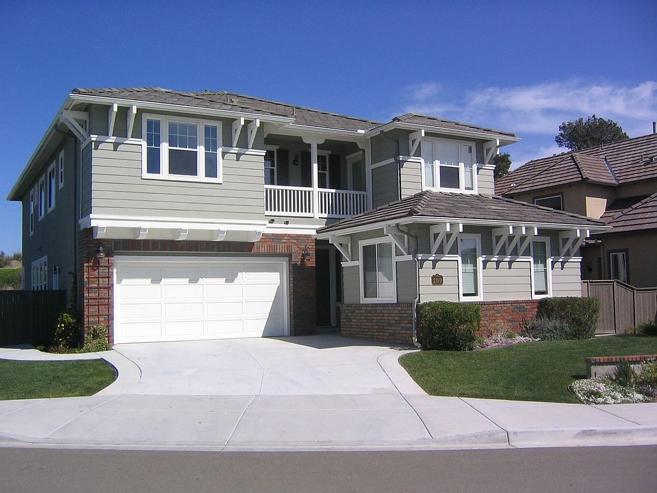 Front View. Corner lot