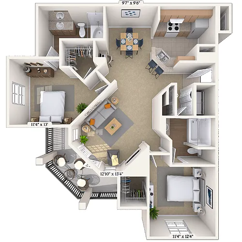 Floor plan 22B