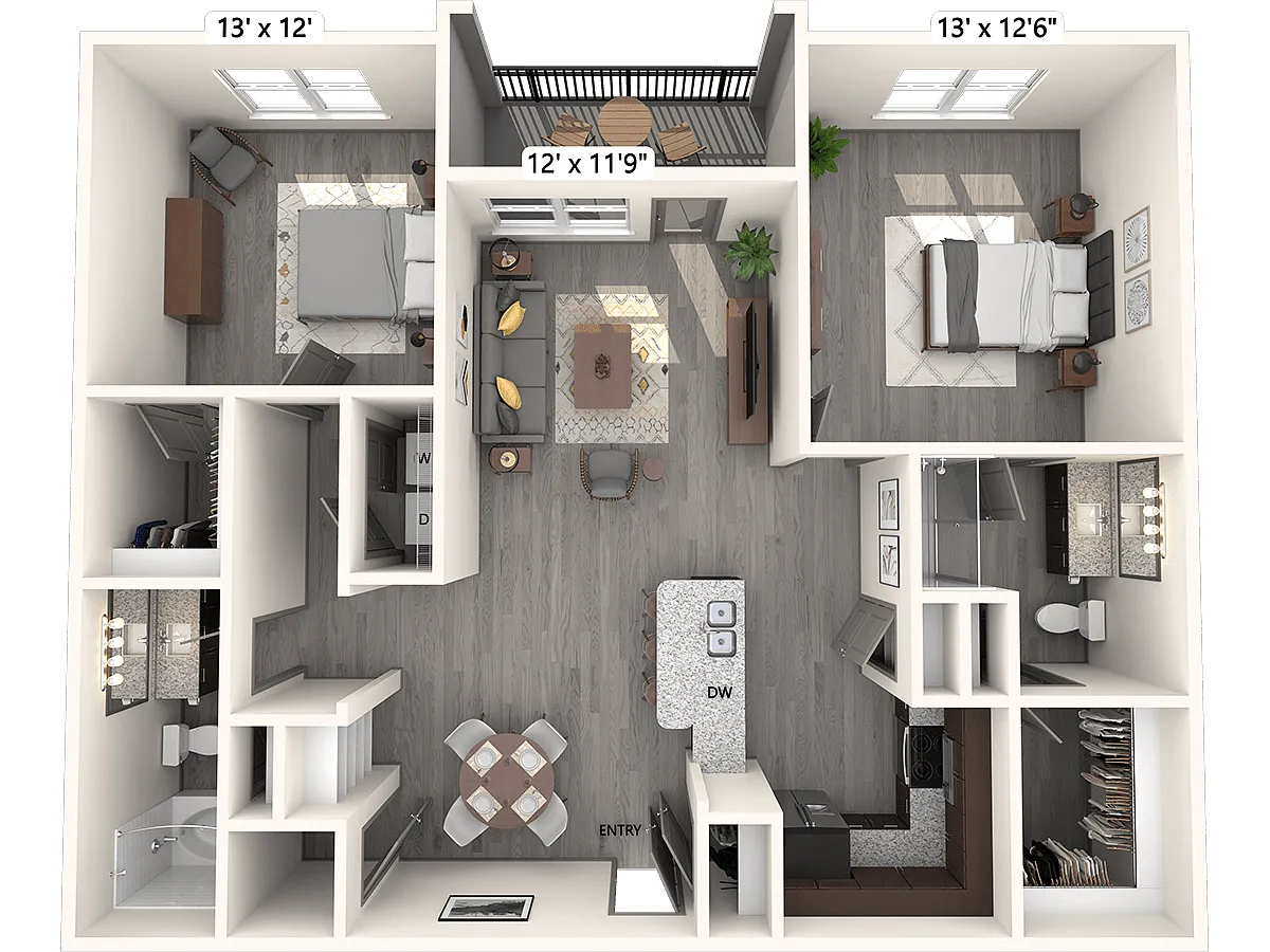 Floor plan B1