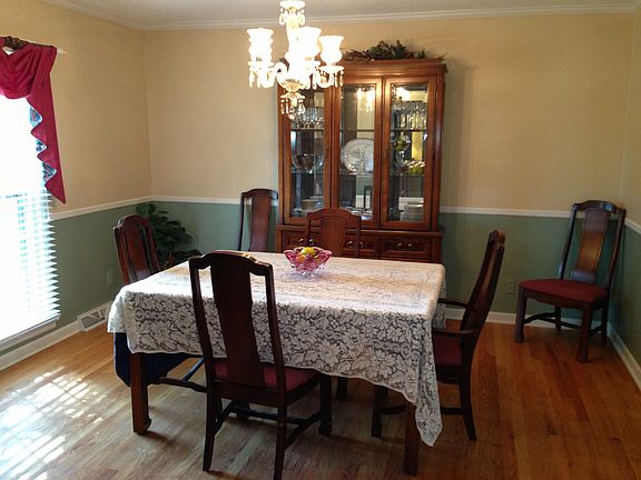 Dining Room with Chandelier
