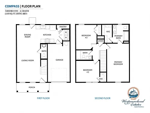 Floor plan Compass