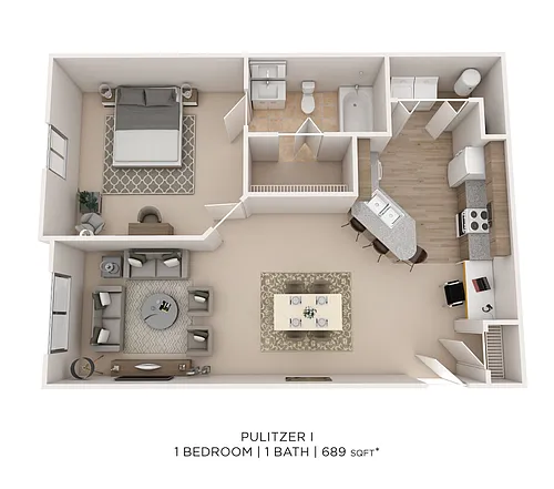 Floor plan Pulitzer I