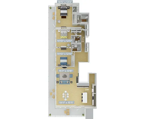 Floor plan C6P-Premier