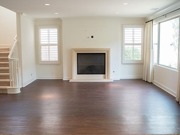 Spacious living room with 3x5ft fireplace