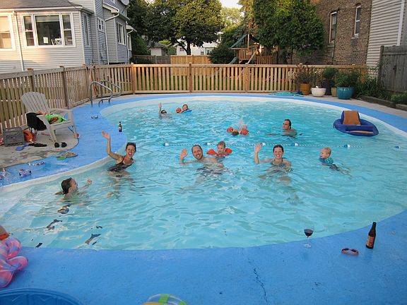 fun in the pool!