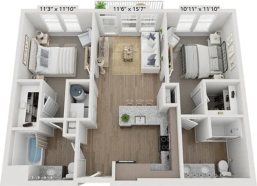 Floor plan B1 - Onyx