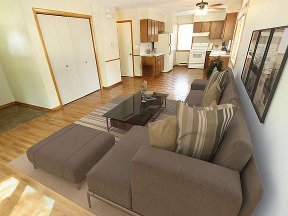 Open living room to DR to Kitchen area.