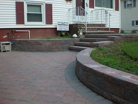 Professional Paver Driveway and Steps