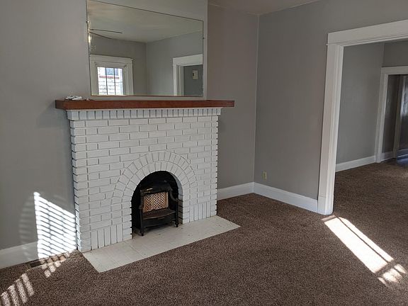 Fireplace in living room