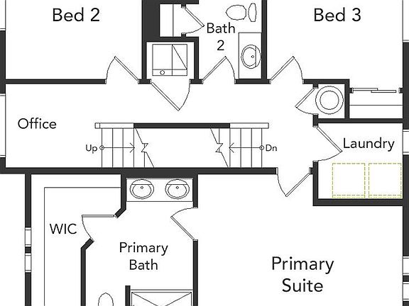 Layout of the Friesian second level