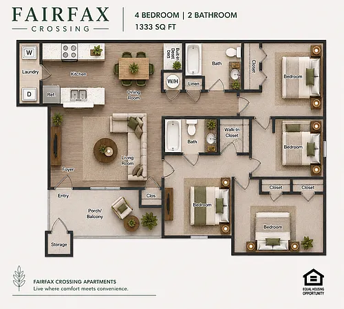Floor plan 4BR