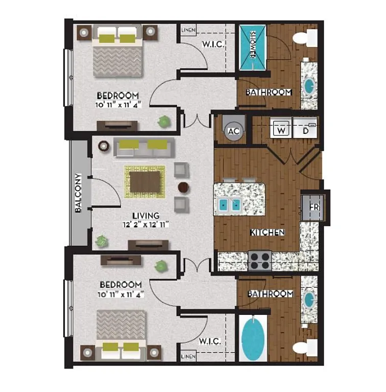 Floor plan Bayshore