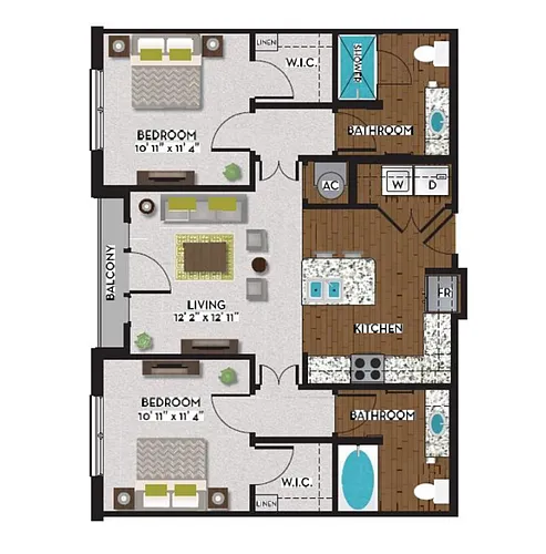 Floor plan Bayshore