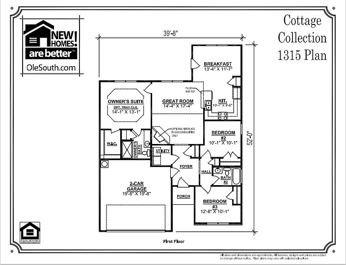 1315 Elevation ABC Plan, Evergreen Farms, Murfreesboro, TN 37128 Zillow