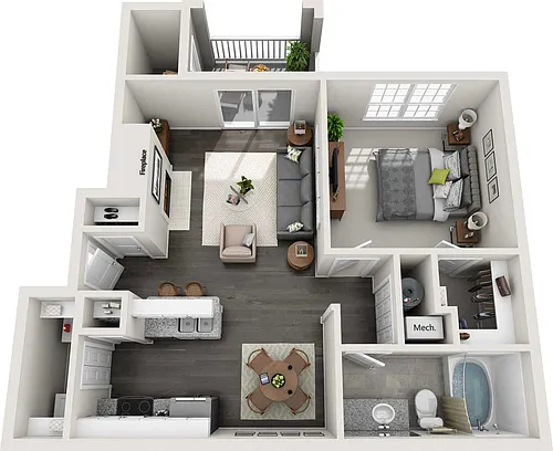 Floor plan The Oak