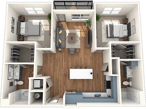 Floor plan 2B