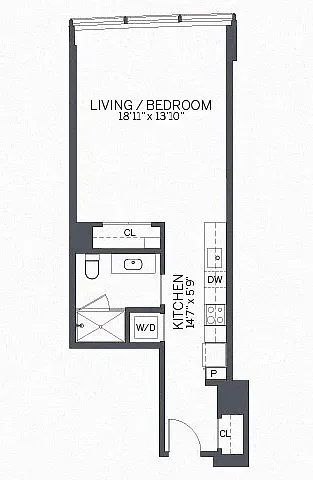 Floor plan Studio