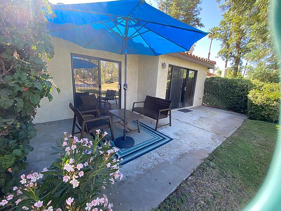 Your bedroom and livingroom patio areas with comfy furniture and accessories.