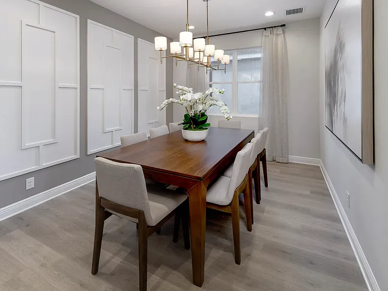 Model home picture 
Dinning room.