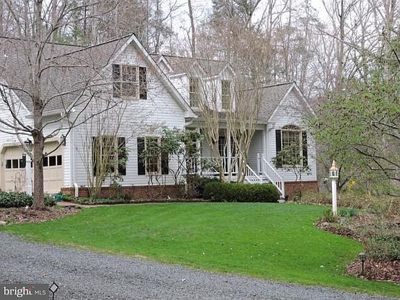 Spring view of the front of the house
