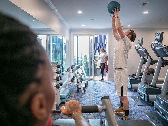 Workout fitness center