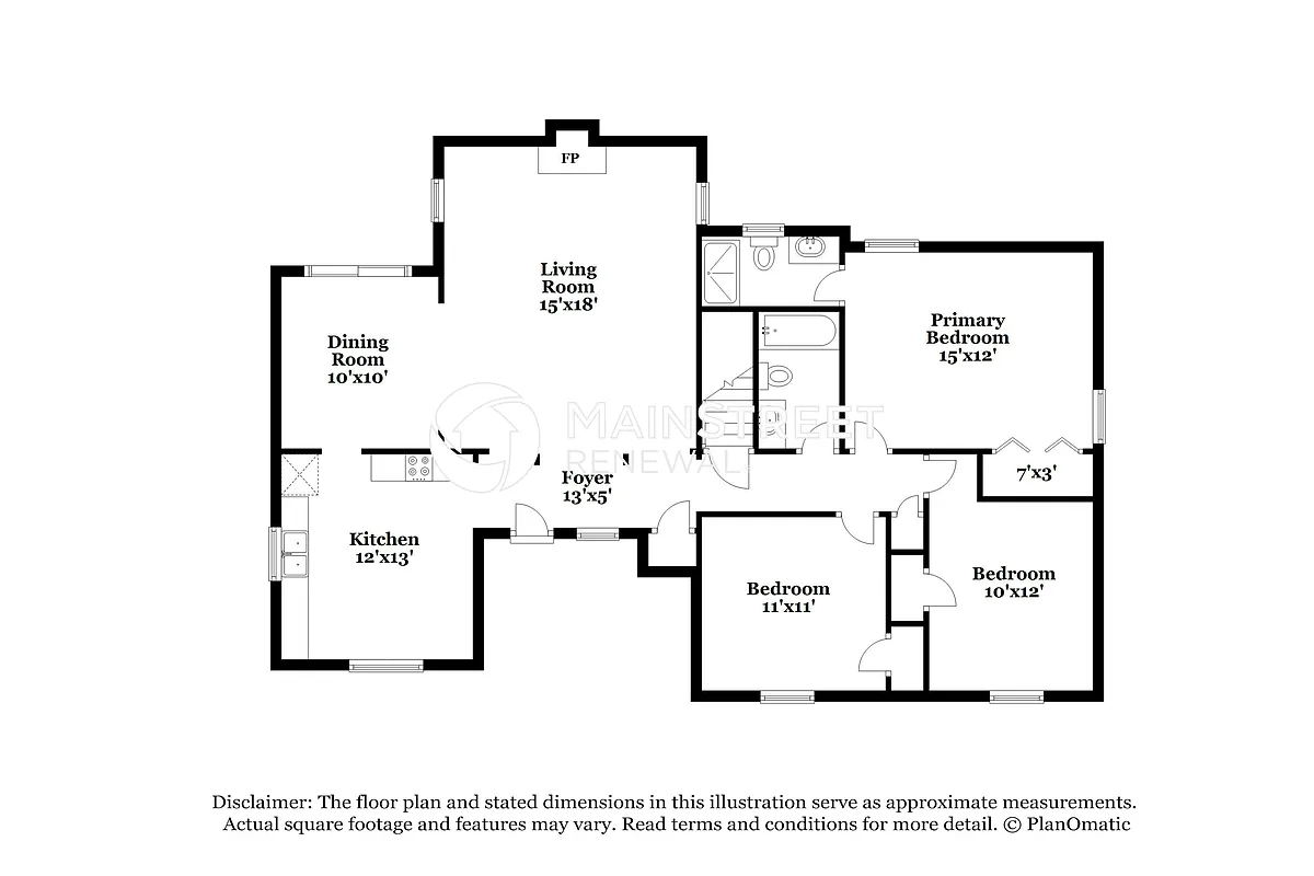 Floor Plan - 821 E Northview St