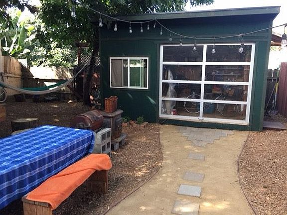 Studio in rear yard
