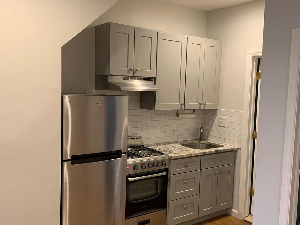 kitchen with brand new stainless steel appliances