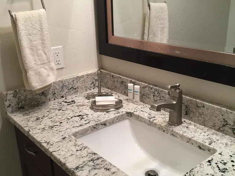 Downstairs bathroom with shower
