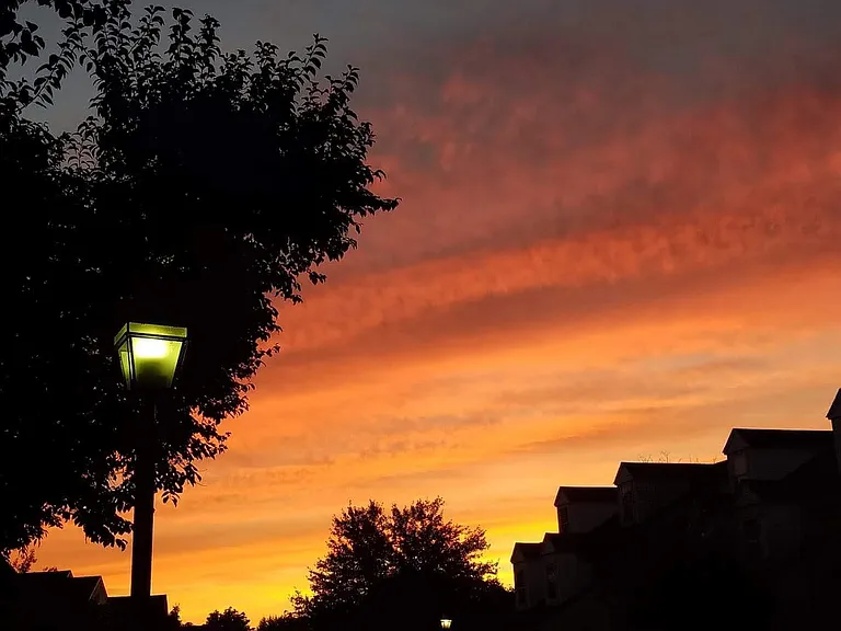 Beautiful sunsets taken from at the pool.