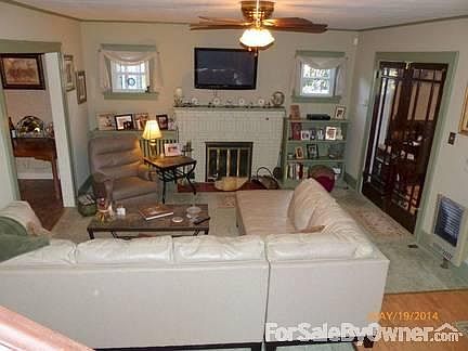 Living Room
						:
						Living room w/ working fireplace.