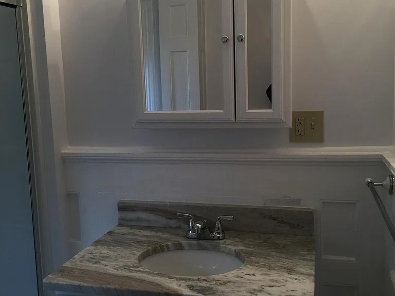 Granite Top Vanity & Medicine Cabinet