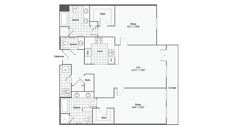 Floor plan B33