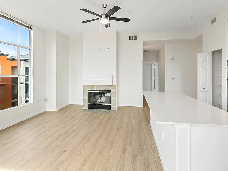 Living Room with Fireplace
