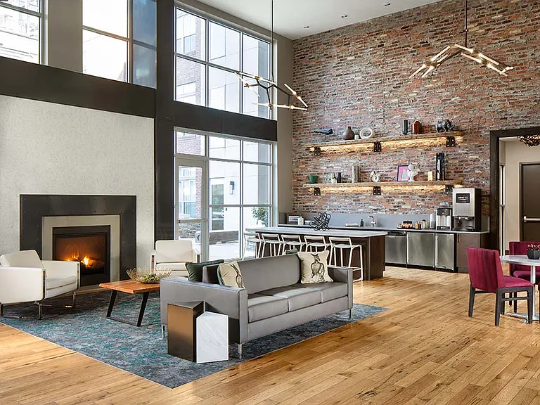 Apartment community Resident Lounge at Griffis North Union in Denver, Colorado.