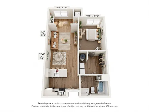 Floor plan A1D