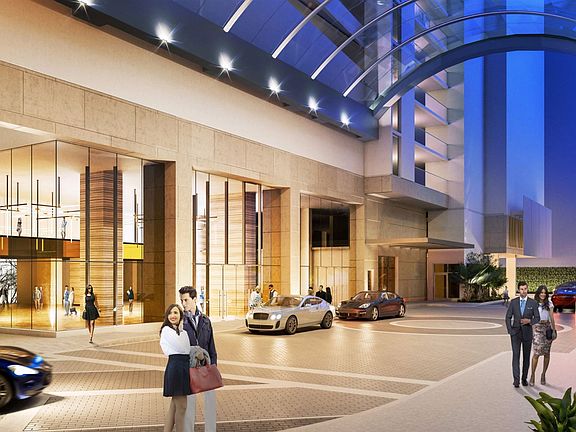 2. Private Arrival Court and Porte Cochere