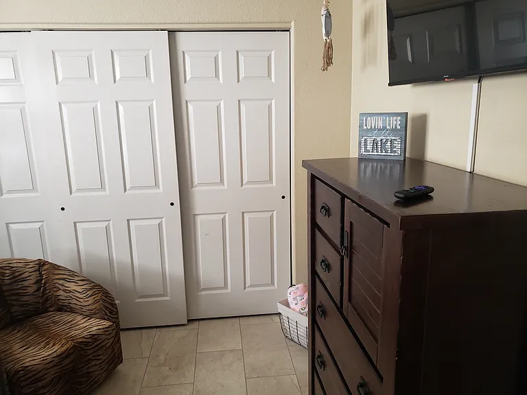 Large closet for storage as well!