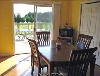 Dining Room leading to Deck
