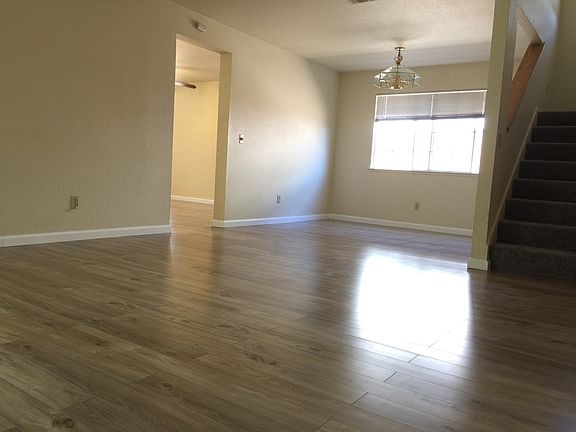 Living room w/ new flooring