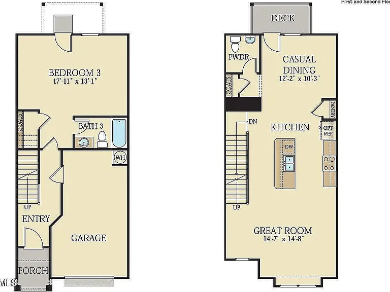 1st & 2nd Floor Plan
