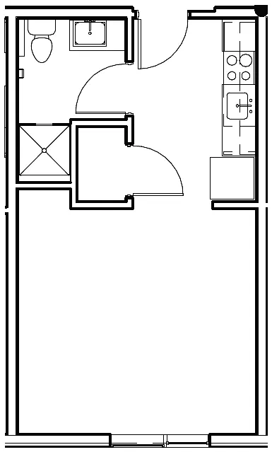Floor plan Studio