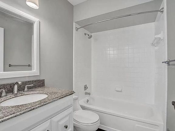 Shared full bathroom on the second floor.
