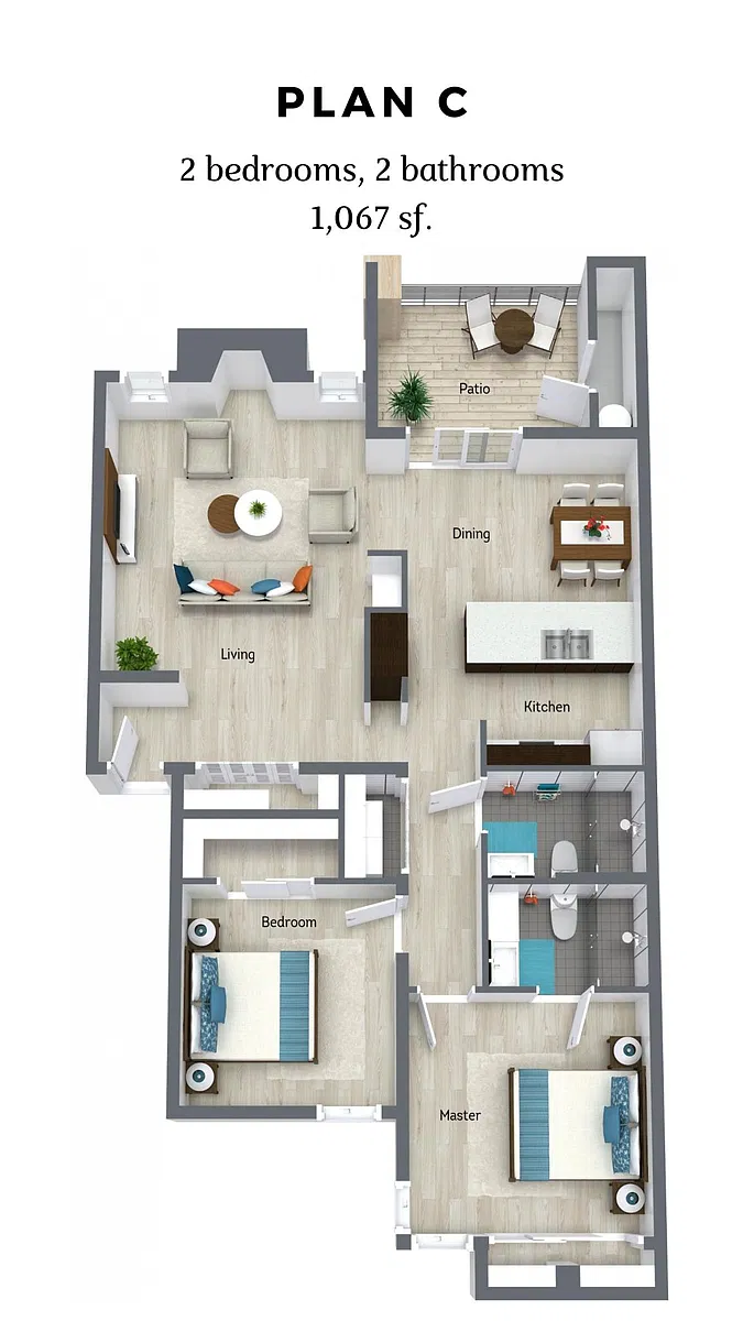 Floor plan Plan C