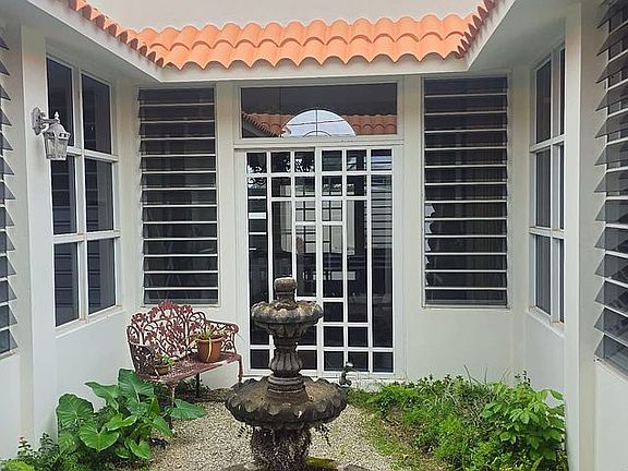 Open interior patio