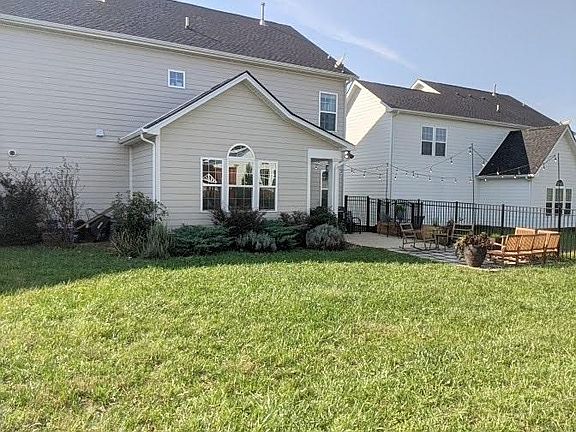 Spacious backyard and patio
