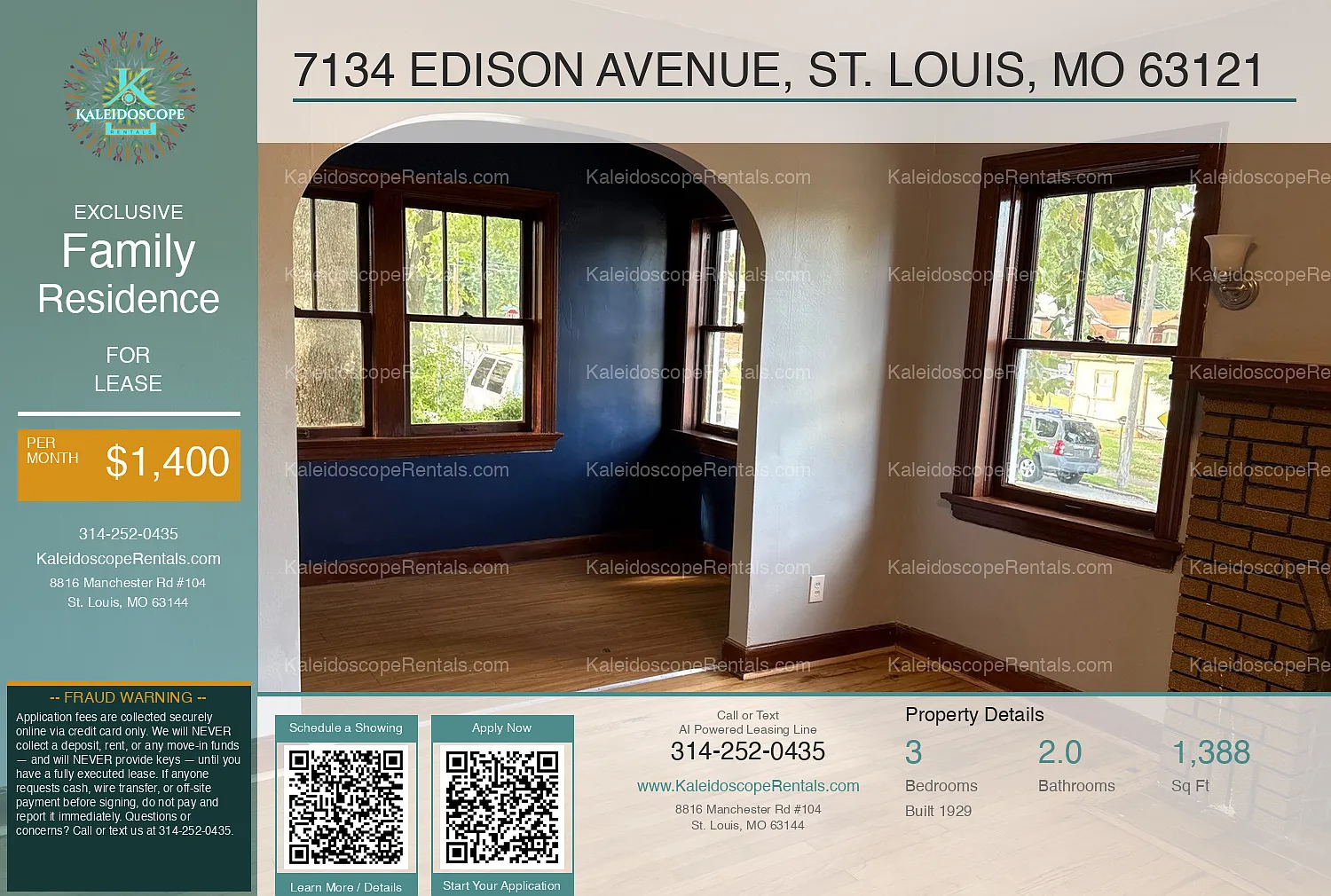 3 bed, 2.0 bath, 1338 sqft, $1,400 — Photo 4