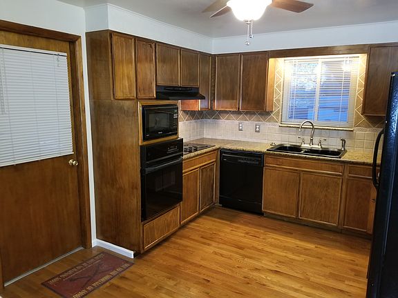 kitchen with wood floor