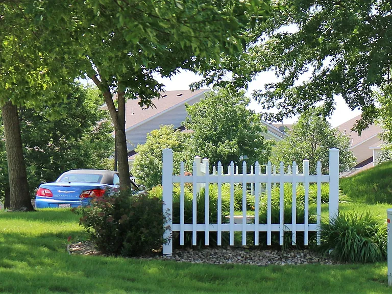 White picket fence